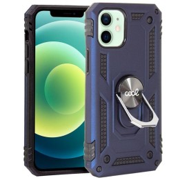 Cool Funda Hard Azul con Anilla para iPhone 12/12 Pro
