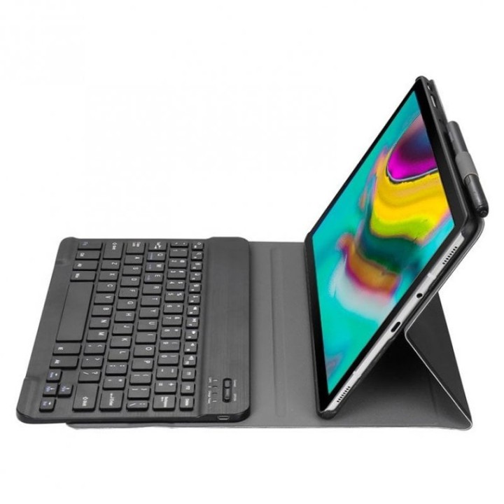 Cool Funda Polipiel Negro con Teclado para Samsung Galaxy Tab S5e