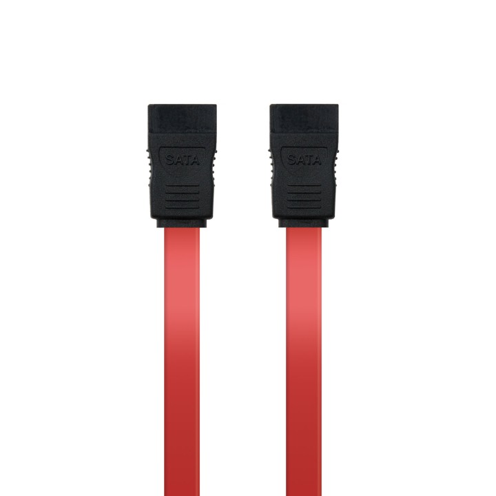 Nanocable SATA2/M a SATA2/M 0.5m Negro/Rojo(10.18.0101)