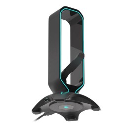 Genesis Vanad 500 Soporte Auriculares y Cable de Ratón con Hub USB