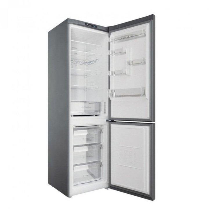 Indesit INFC9 TI22X Frigorífico Combi E Acero inoxidable