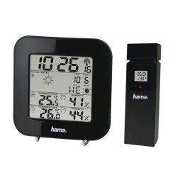 Hama EWS-200 Estación Meteorológica + Sensor Exterior Negro