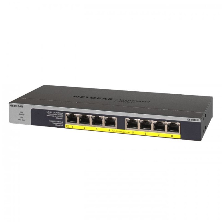 Netgear GS108LP-100EUS Switch 8 Puertos Gigabit