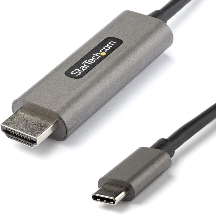 Startech Cable Adaptador USB-C a HDMI 4K Macho/Macho 4m Gris/Negro