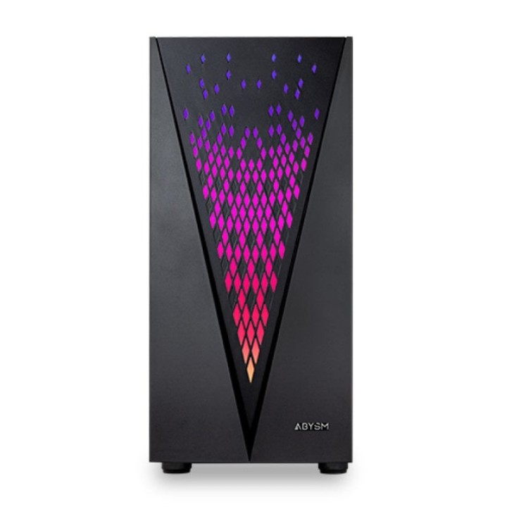 Abysm Gaming Danube Kolpa ARGB Caja PC ATX Cristal Templado USB 3.0 Negro