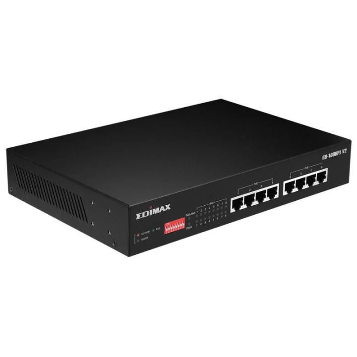 Edimax GS-1008PL V2 Switch 8 Puertos Gigabit