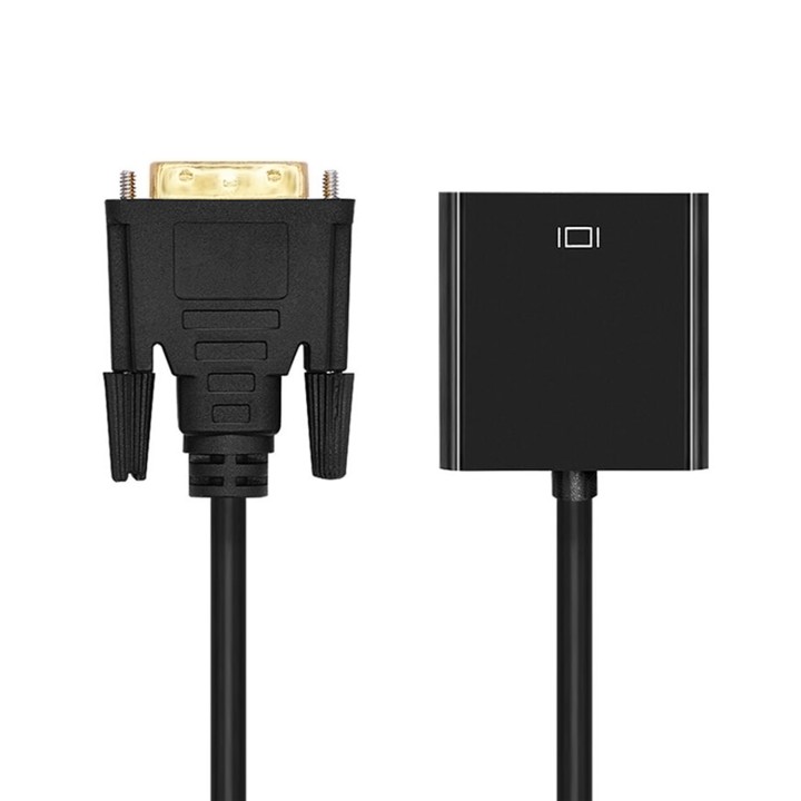 Cable AISENS DVI-D/M a VGA/H 10cm Negro (A147-0352)