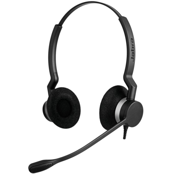 Jabra BIZ 2300 QD Duo Auriculares Negros