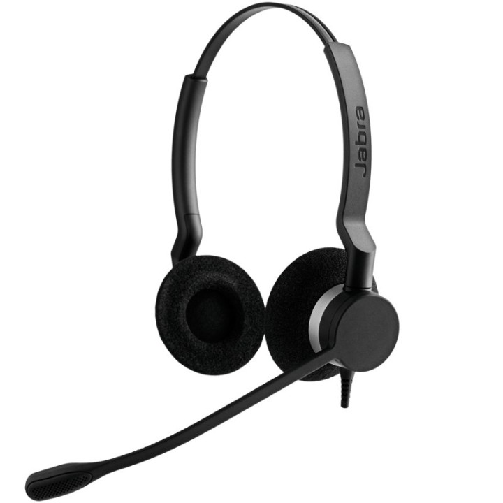 Jabra BIZ 2300 QD Duo Auriculares Negros