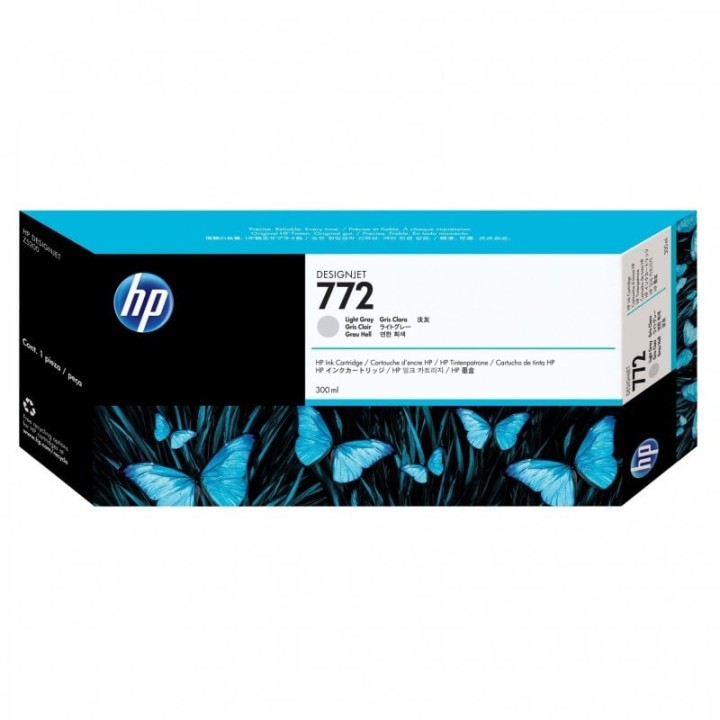 HP 772 Cartucho de Tinta Original Gris Claro