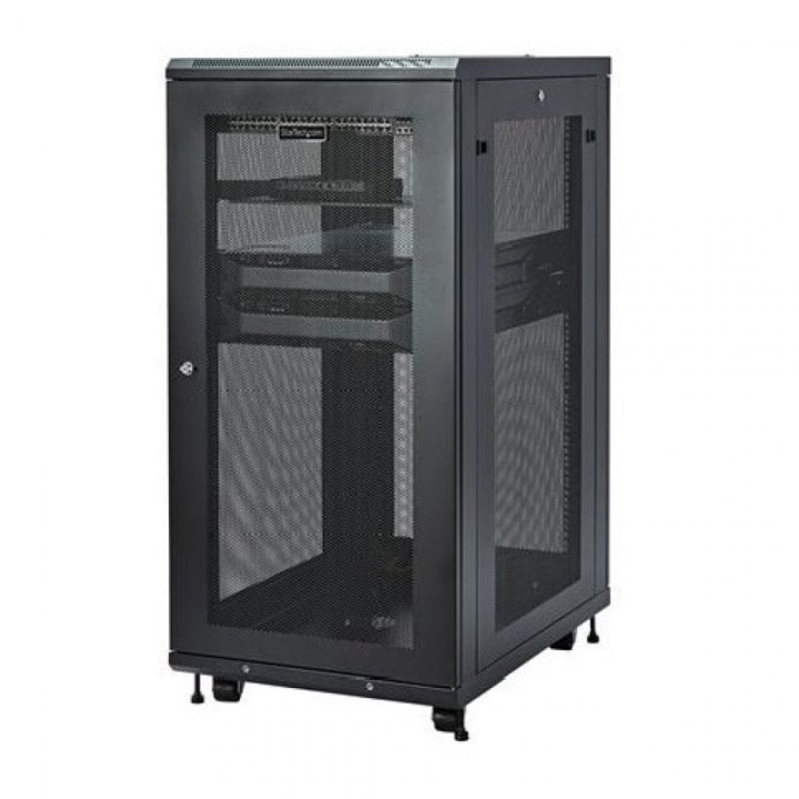 StarTech Armario Rack 19" 24U 600x1000 Negro
