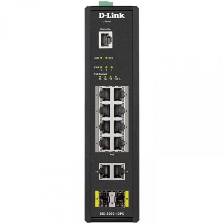 D-Link DIS-200G-12PS Switch 12 Puertos Gigabit + 2 SFP