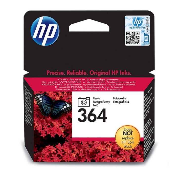 HP 364 Cartucho Tinta Original Fotográfico Negro