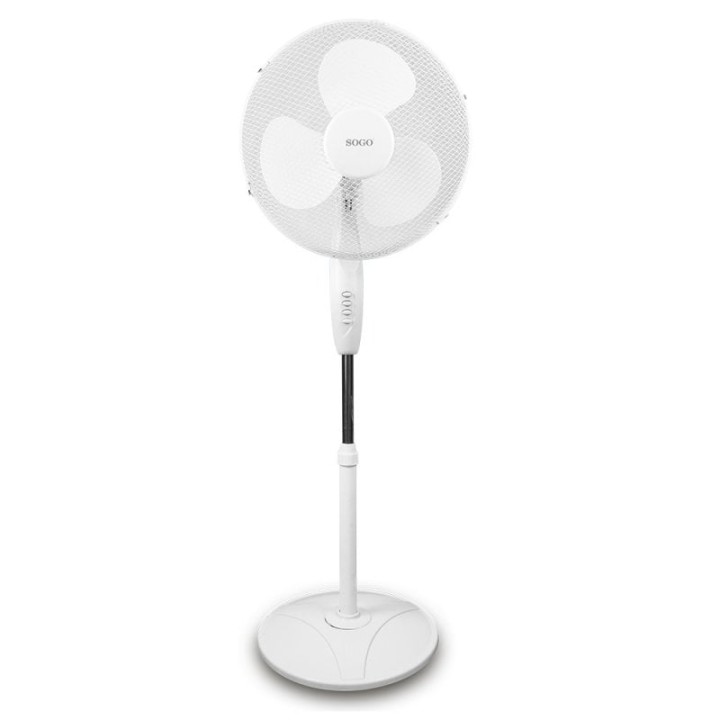 Sogo Ventilador de Pie 40W Blanco