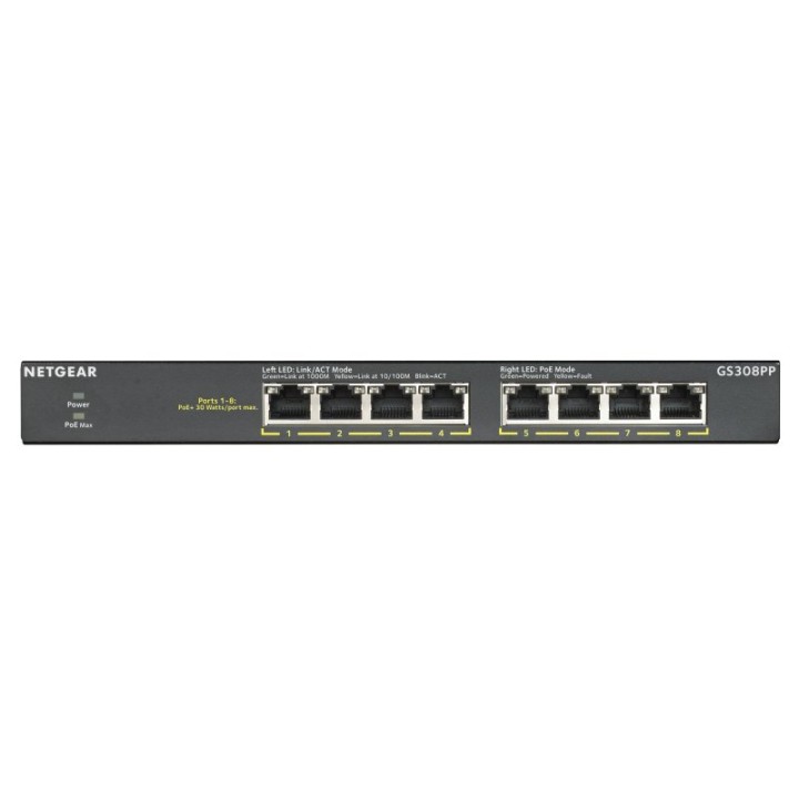 Netgear GS308PP Switch 8 Puertos Gigabit