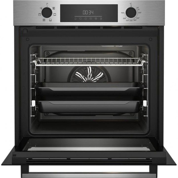 Horno Multifunción Beko BBIE123001XD 72L 60cm Hidrolítico A Guías Telescópicas Acero Inoxidable