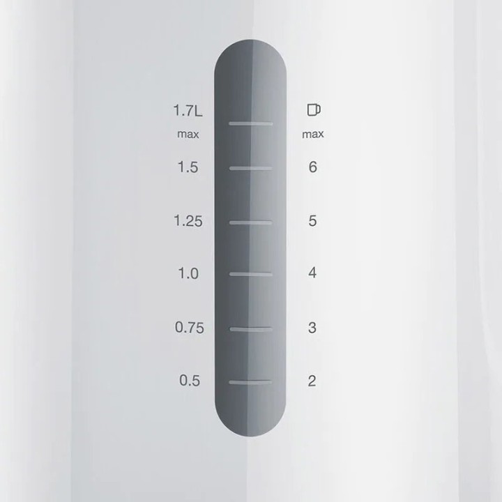 Braun Breakfast WK 1100 Hervidor de Agua 1.7L 2200W Blanco