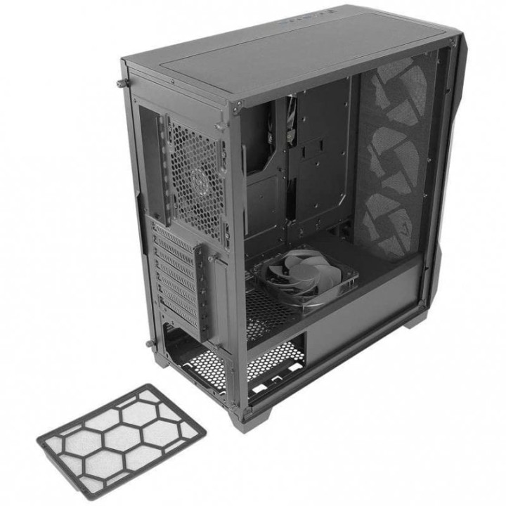 Antec DF600 Flux Cristal Templado USB 3.0 Negra