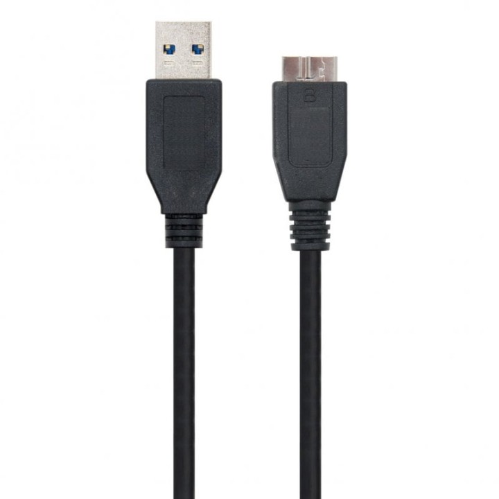 Ewent Cable USB 3.0 a MicroUSB-B Macho/Macho 1.8m Negro