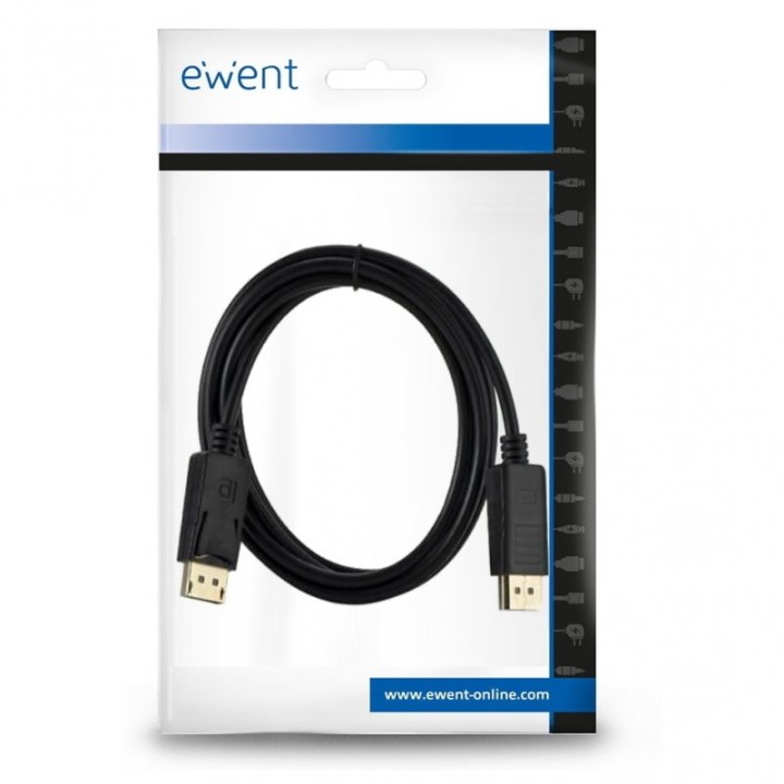 Ewent Cable Displayport V1.2 4K Macho/Macho 3m Negro
