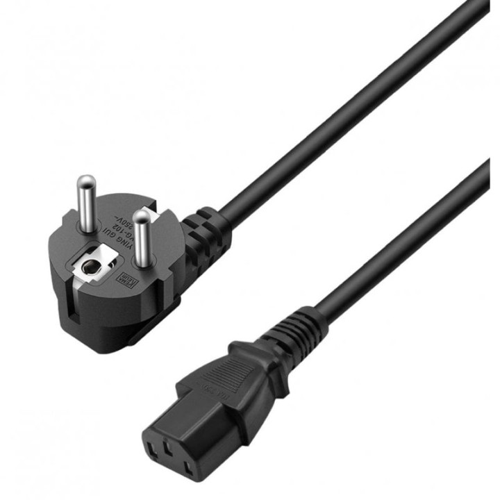 Ewent Cable de Alimentación IEC320 a C13 Hembra/Macho 3m Negro