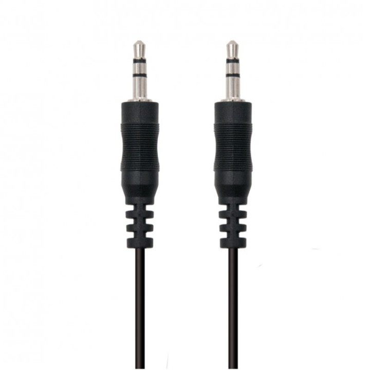 Ewent Cable Jack 3.5m Macho/Macho 5m Negro