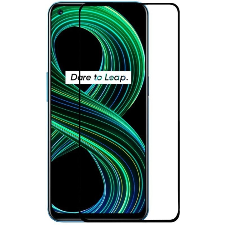 Cool Protector Cristal Templado 3D Negro para Realme 8 5G