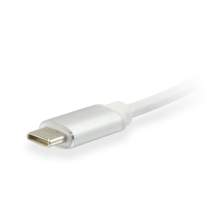 Cable EQUIP USB-C/M a VGA HD15/H 15cm Blanco (EQ133451)