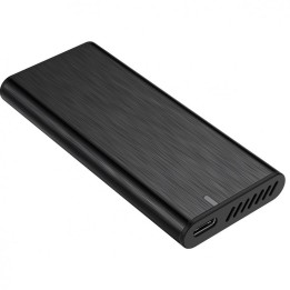 Aisens Ultra Data Caja Externa para Disco Duro SSD M.2 NVMe USB-C Gris