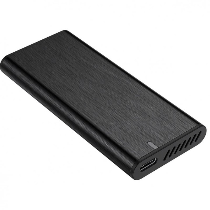 Aisens Ultra Data Caja Externa para Disco Duro SSD M.2 NVMe USB-C Gris