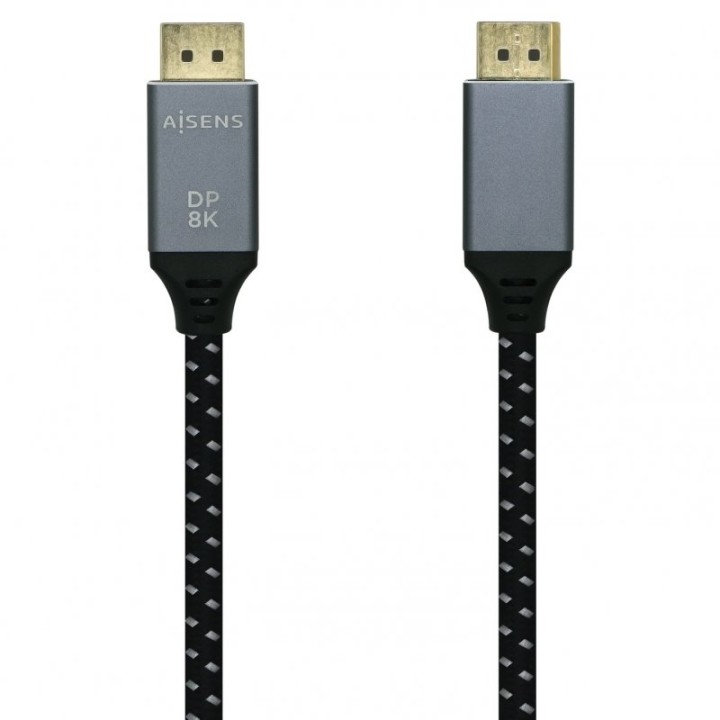 Aisens Cable Displayport V1.4 Macho/Macho 3m Gris