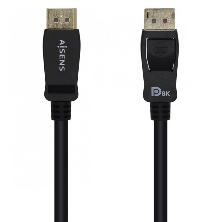 Aisens Cable Displayport V1.4 Macho/Macho 1m Negro
