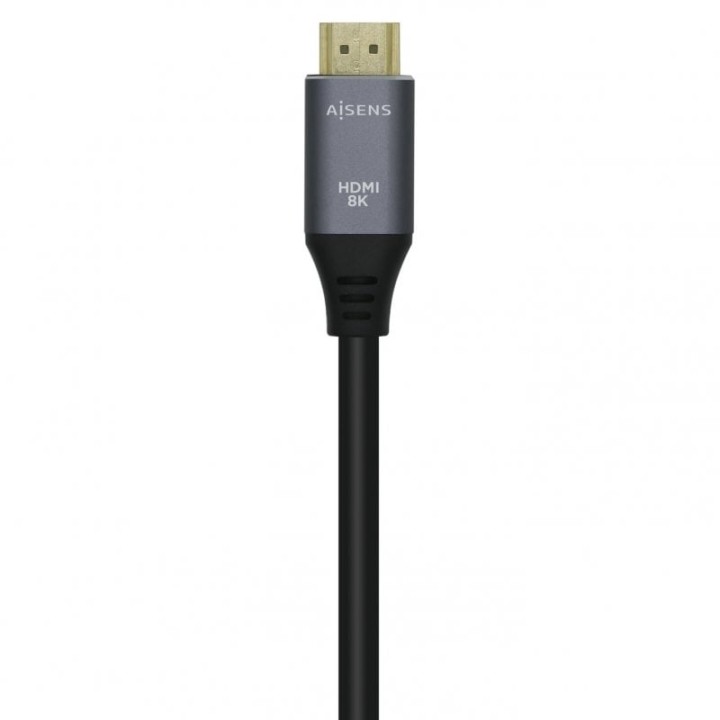 Aisens Cable HDMI V2.1 Macho/Macho 1.5m Gris/Negro