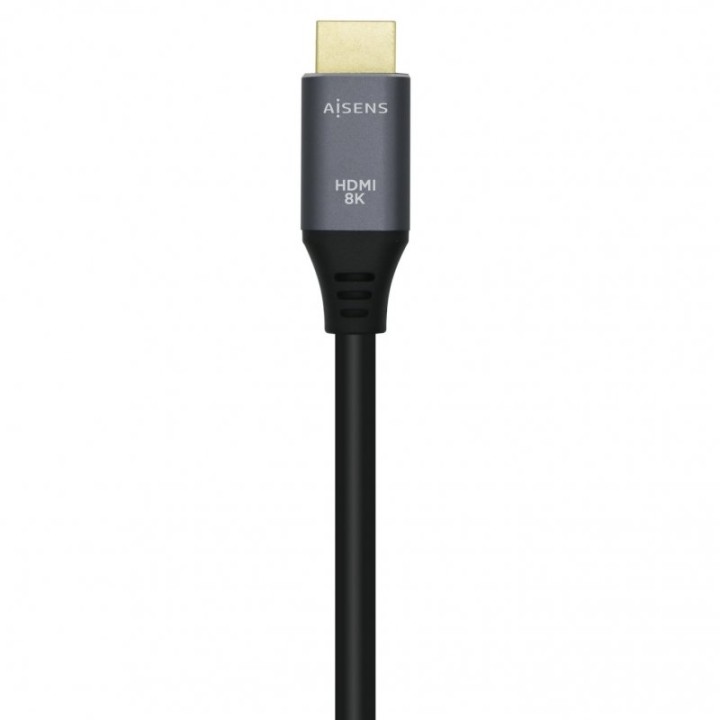 Aisens Cable HDMI V2.1 Macho/Macho 1.5m Gris/Negro