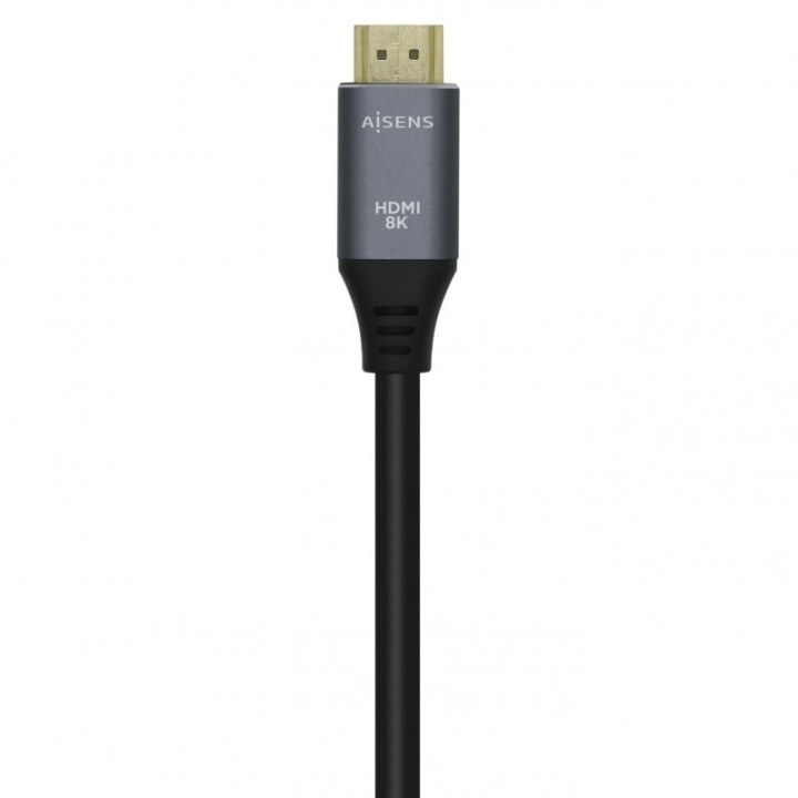 Aisens Cable HDMI V2.1 Macho/Macho 1m Gris/Negro