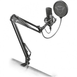 Trust Gaming GXT 252 Emita Plus Micrófono Profesional para Streaming Negro