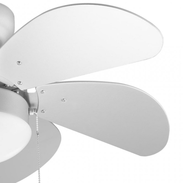 Tristar VE-5810 Ventilador de Techo con Luz 50W Plateado