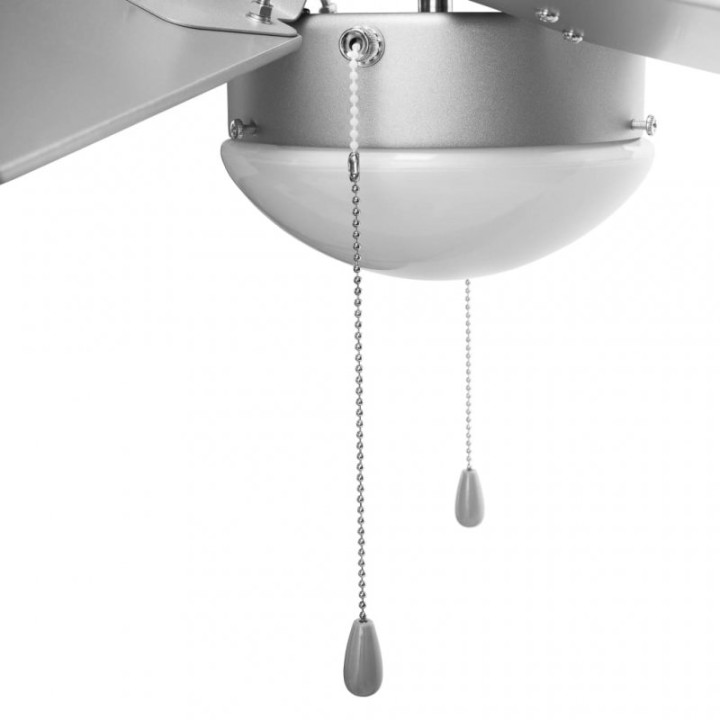 Tristar VE-5810 Ventilador de Techo con Luz 50W Plateado