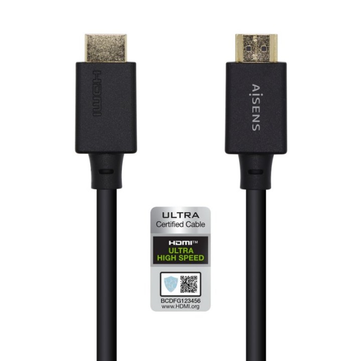 Aisens Cable HDMI V2.1 Macho/Macho 1.5m Negro