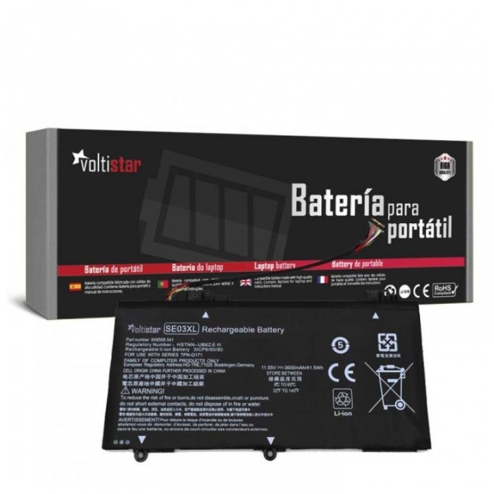 Voltistar Batería para Portátil HP Pavilion 14 SE03XL HSTNN-LB7G 849568-421 849908-850