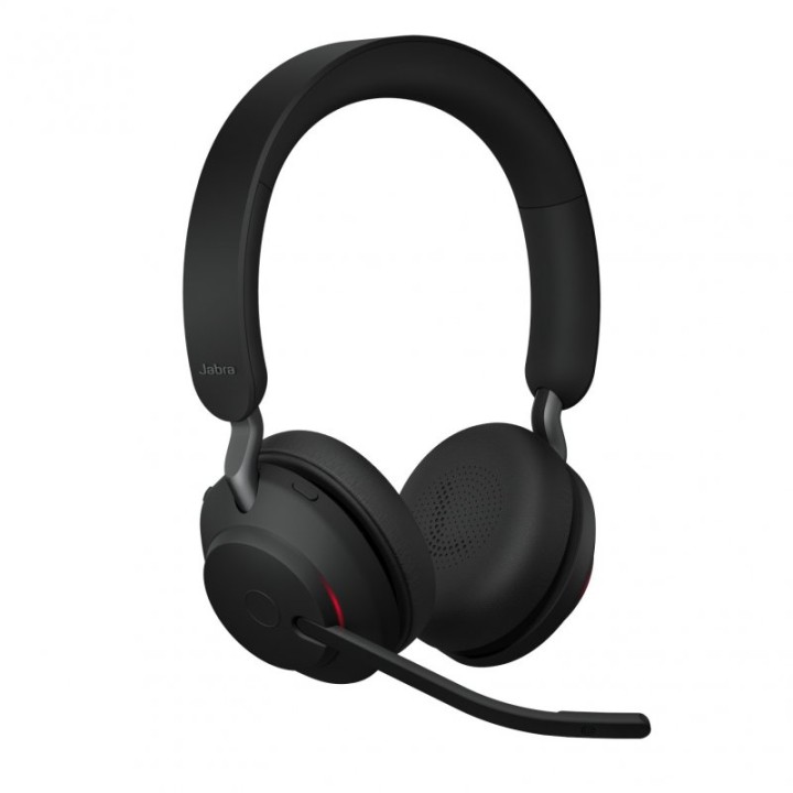 Jabra Evolve2 65 Auriculares Inalámbricos Negros + Soporte de Carga USB