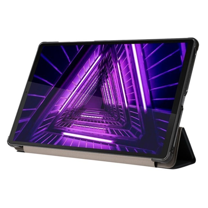 Cool Funda Polipiel Liso Negro para Lenovo Tab M10 HD 2ª Gen (TB-X306) 10.1"