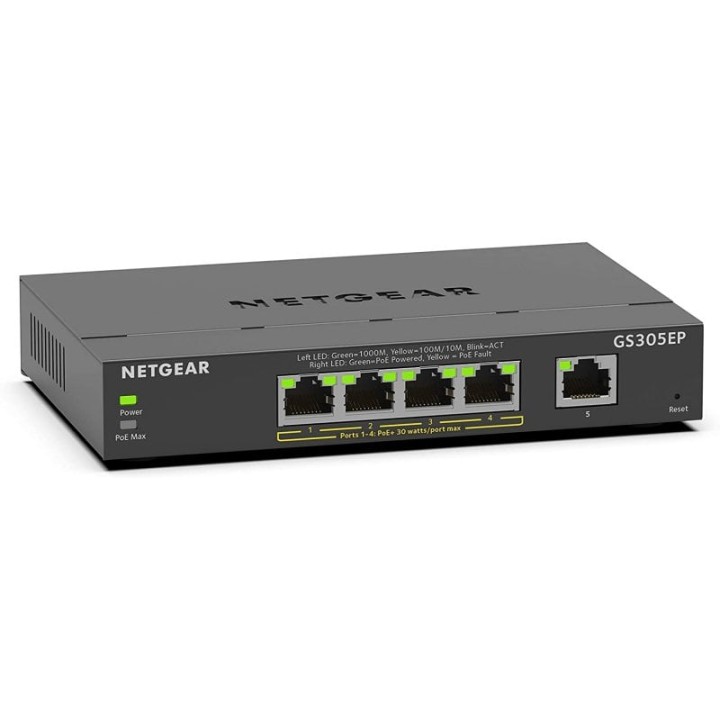 Netgear GS305EP-100PES Switch 5 Puertos Gigabit