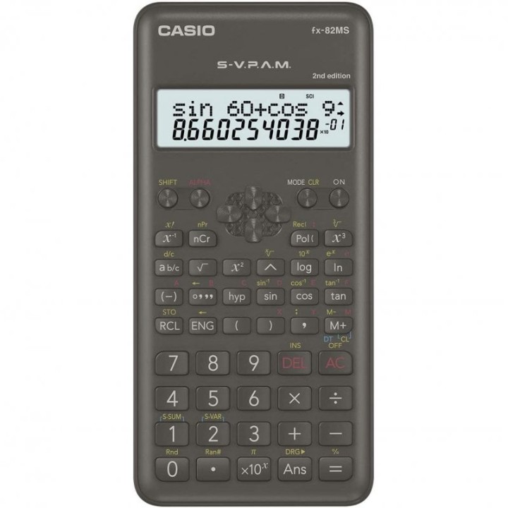 Casio FX-82MS II Calculadora Científica Negra
