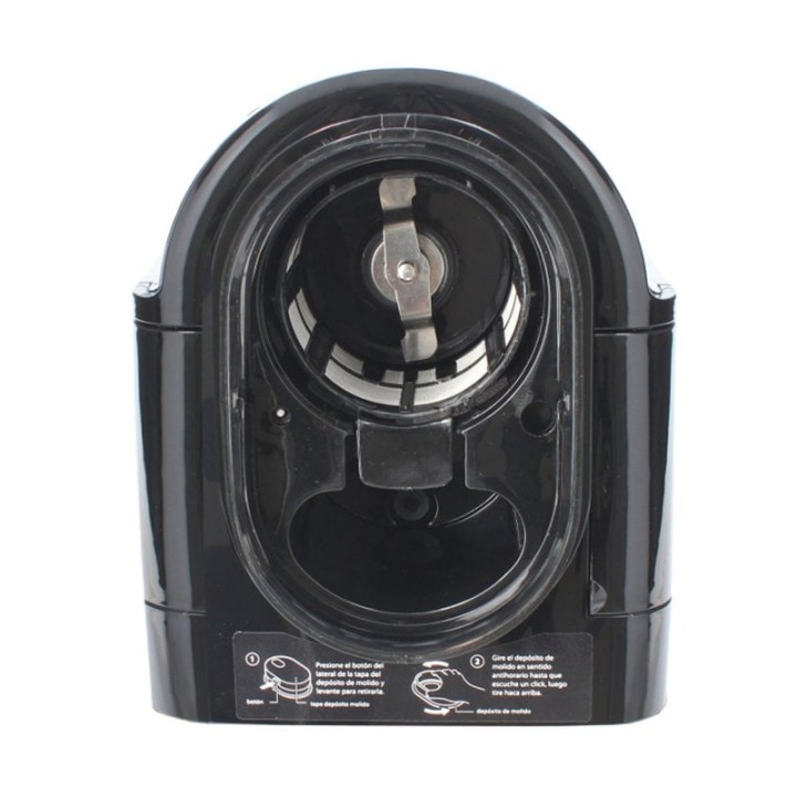 TM Electron Mini Cafetera de Goteo con Molinillo 4 Tazas 600W Plata