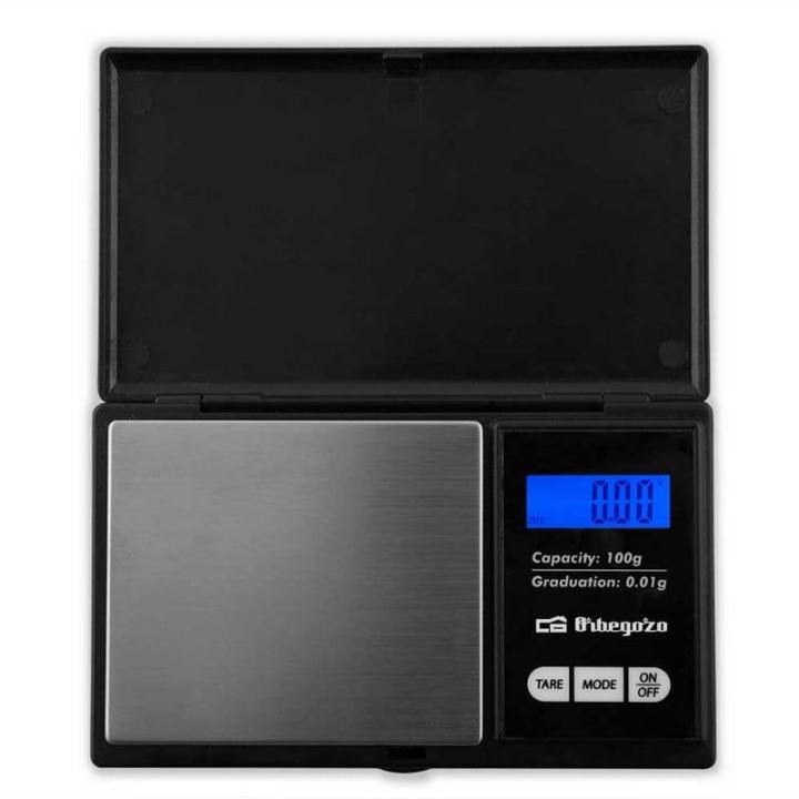 Orbegozo PC 3050 Báscula de Precisión 100g Negra