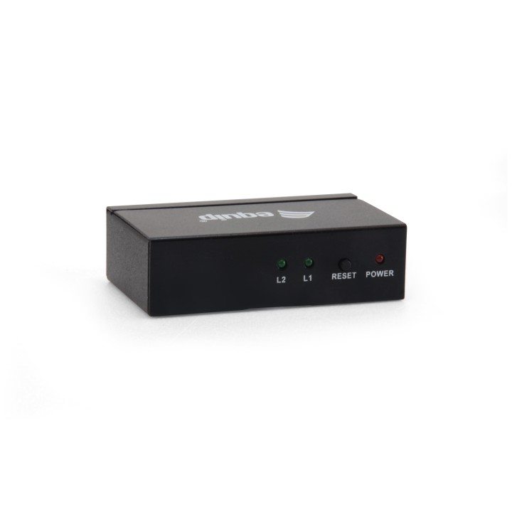 Splitter EQUIP 4K 1xHDMI In 2xHDMI Out Negro (EQ332712)