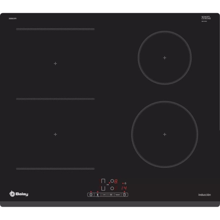 Balay 3EB963FR Placa de Inducción 4 zonas 60cm Negro