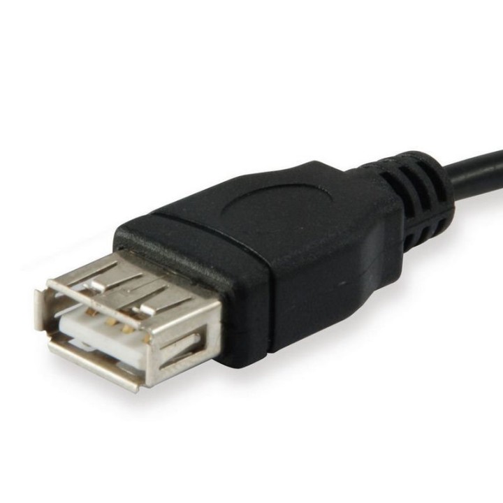 Equip Cable USB 2.0 AM/AH Alargador Macho/Hembra 5m Negro
