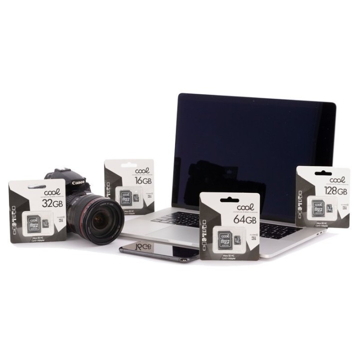 Cool Tarjeta de Memoria Micro SD 256GB Clase 10 + Adaptador